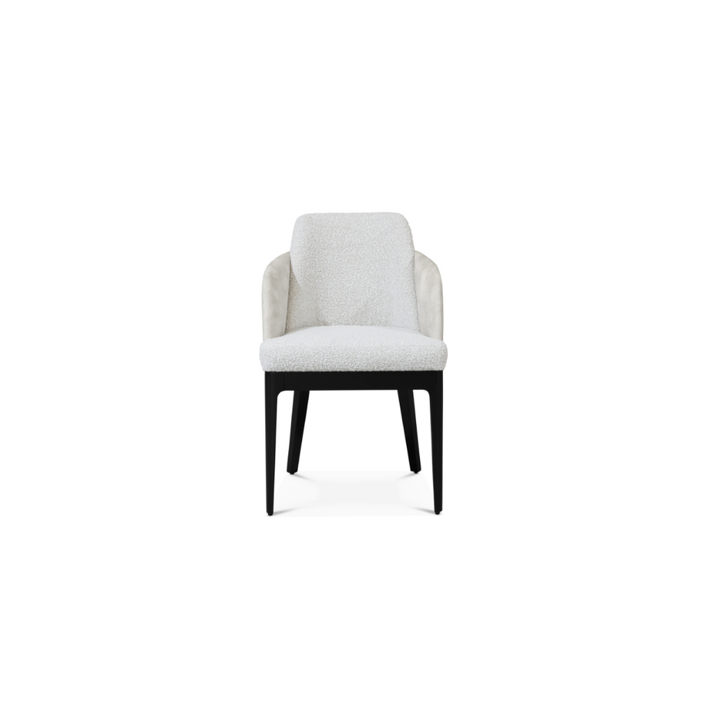 white dining chair with black legs contemporary my object of desire