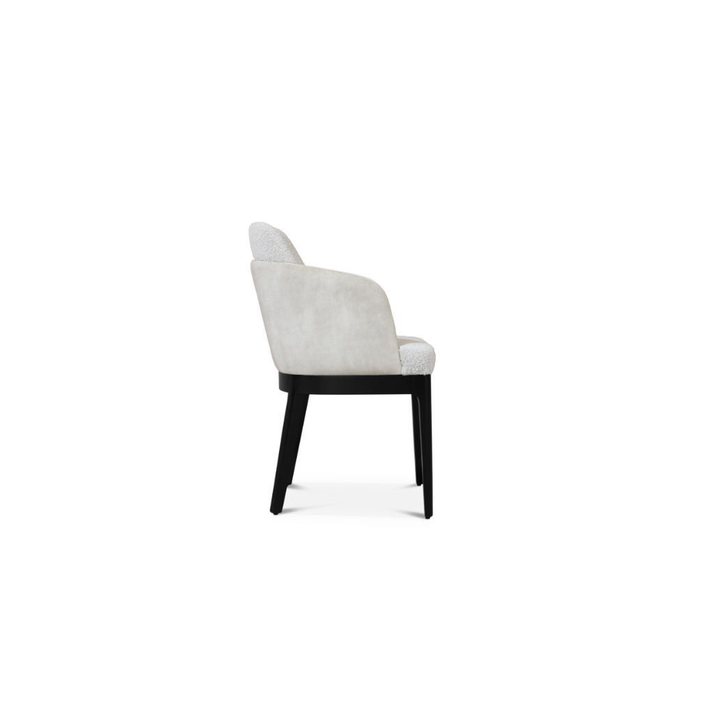 white dining chair with black legs contemporary my object of desire