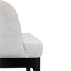 white dining chair with black legs contemporary my object of desire